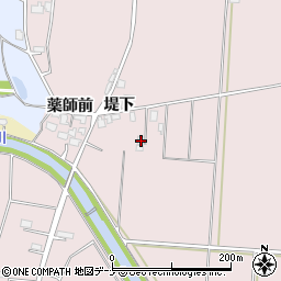 秋田県横手市清水町新田堤下65周辺の地図