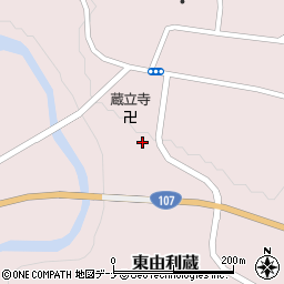 蔵立寺周辺の地図