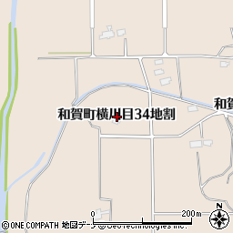 岩手県北上市和賀町横川目３４地割周辺の地図