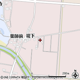 秋田県横手市清水町新田堤下267周辺の地図