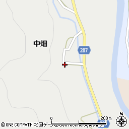 秋田県由利本荘市町村中畑28周辺の地図
