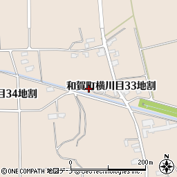 岩手県北上市和賀町横川目３３地割12周辺の地図