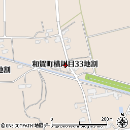 岩手県北上市和賀町横川目３３地割周辺の地図