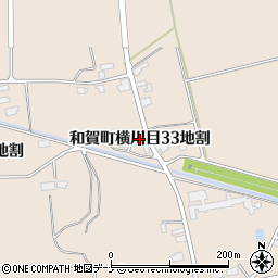 岩手県北上市和賀町横川目（３３地割）周辺の地図