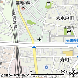 秋田県横手市平城町5-8周辺の地図