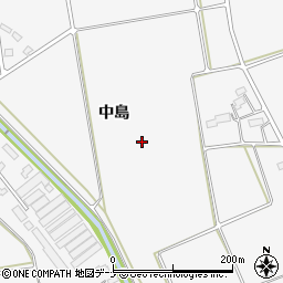 岩手県北上市二子町中島周辺の地図