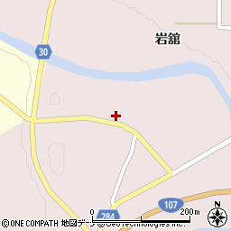 秋田県由利本荘市東由利蔵（上河原）周辺の地図