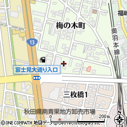 東北労働金庫横手支店周辺の地図
