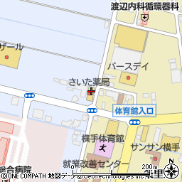 秋田県横手市横手町四ノ口42周辺の地図