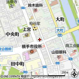 秋田県教育庁南教育事務所　管理班周辺の地図