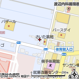 秋田県横手市横手町四ノ口39周辺の地図