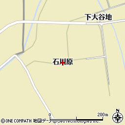 秋田県横手市平鹿町下吉田（石川原）周辺の地図