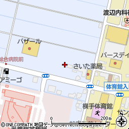 秋田県横手市横手町四ノ口36周辺の地図