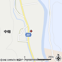 秋田県由利本荘市町村中畑41周辺の地図