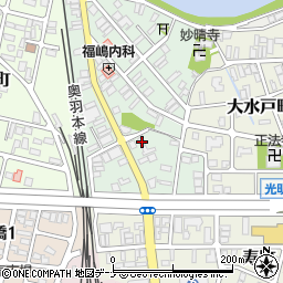 秋田県横手市平城町5-24周辺の地図