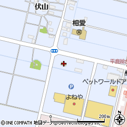 ファミリーマート平鹿総合病院通店周辺の地図
