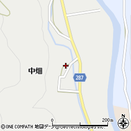 秋田県由利本荘市町村中畑7周辺の地図