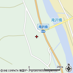 秋田県由利本荘市森子明法下周辺の地図