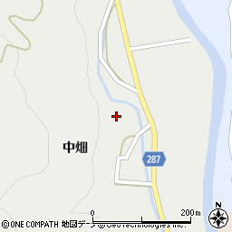 秋田県由利本荘市町村中畑8周辺の地図