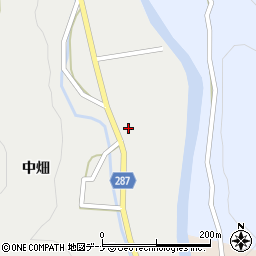 秋田県由利本荘市町村中畑40周辺の地図