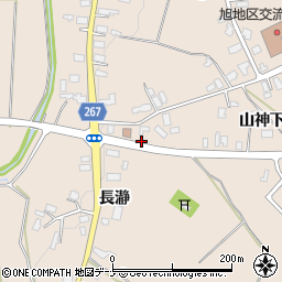 秋田県横手市猪岡山神下1周辺の地図