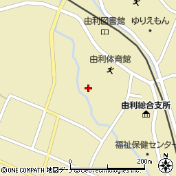 秋田県由利本荘市前郷家岸上堤83周辺の地図