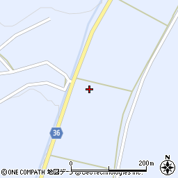 秋田県横手市雄物川町矢神（吉花）周辺の地図