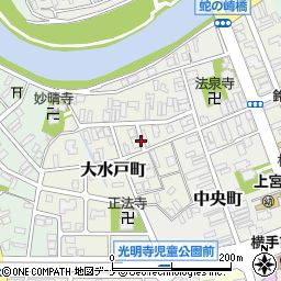 秋田県横手市大水戸町2周辺の地図