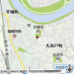 稲倉神社周辺の地図