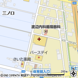 ＭＥＧＡドン・キホーテ横手店周辺の地図