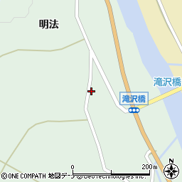 秋田県由利本荘市森子明法61周辺の地図