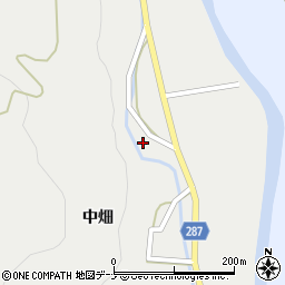 秋田県由利本荘市町村中畑3周辺の地図