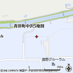 岩手県遠野市青笹町中沢５地割周辺の地図