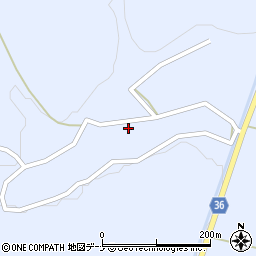 秋田県横手市雄物川町矢神（矢神）周辺の地図