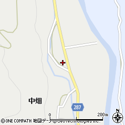秋田県由利本荘市町村中畑75周辺の地図