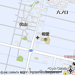 秋田県横手市横手町五ノ口周辺の地図