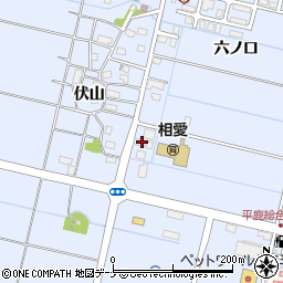 秋田県横手市横手町（五ノ口）周辺の地図