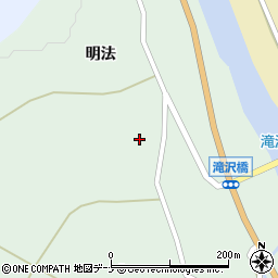 秋田県由利本荘市森子明法58周辺の地図