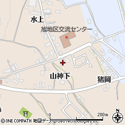 秋田県横手市猪岡山神下53周辺の地図