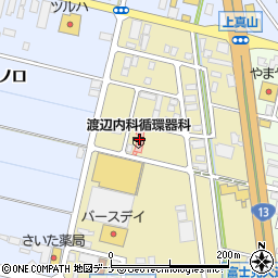 渡辺内科循環器医院周辺の地図