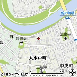 秋田県横手市大水戸町1周辺の地図