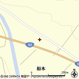 秋田県由利本荘市東由利宿船木63周辺の地図