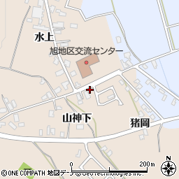 秋田県横手市猪岡山神下54-5周辺の地図