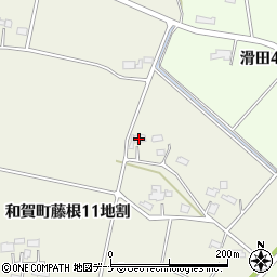 岩手県北上市和賀町藤根１１地割周辺の地図