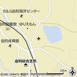 秋田県由利本荘市前郷御伊勢下周辺の地図