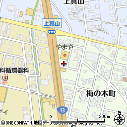 株式会社一騎工業秋田営業所周辺の地図