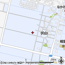 秋田県横手市赤坂伏山周辺の地図