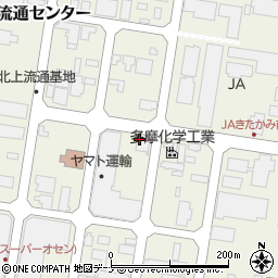 ヤマト運輸株式会社　クロネコヤマトの宅急便・岩手サービスセンター周辺の地図