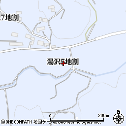 岩手県北上市湯沢５地割周辺の地図
