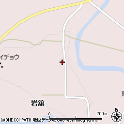 秋田県由利本荘市東由利蔵岩舘47周辺の地図